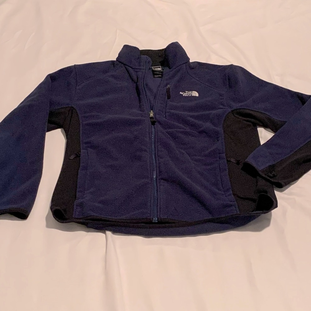The North Face fleece navy black large